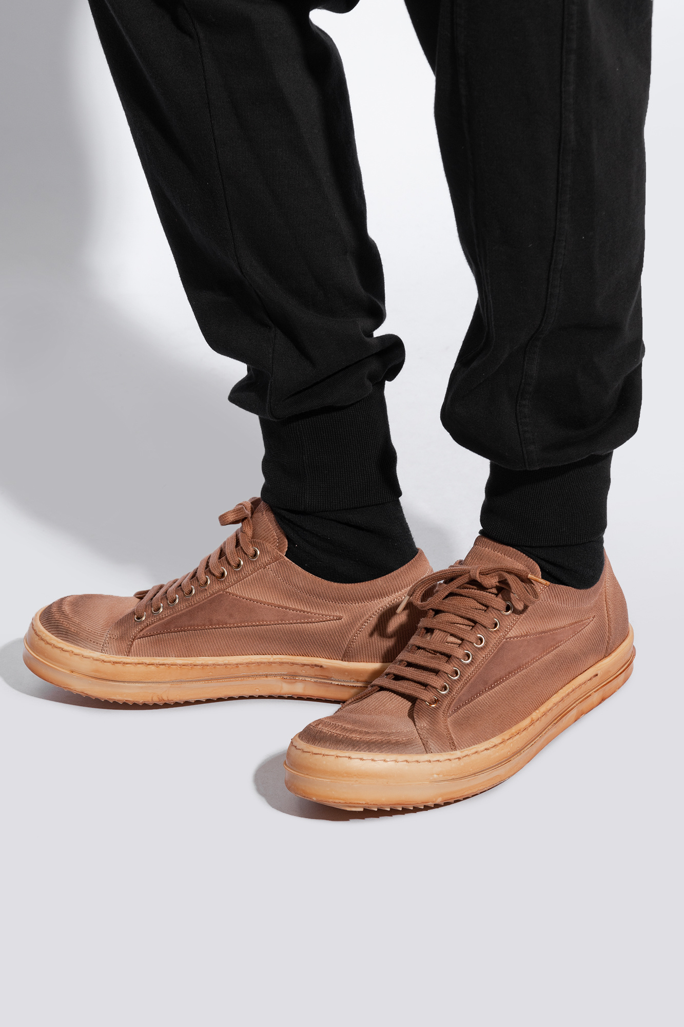 Pink 'Vintage Sneaks' sneakers Rick Owens DRKSHDW